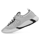 Stylish Fancy Comfortable Mesh Solid Lace-Up Sports Running Shoes For Men