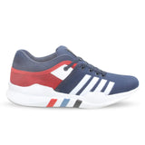 Mens Blue And Red Running Shoes