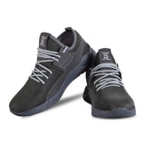 Men's Classy Grey Mesh Sports Sneakers