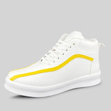 Stylish Fancy Synthetic Leather Casual Sneakers Shoes For Men