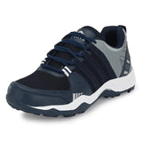 Runway Shoe Mens Navy Blue Comfortalbe Synthetic Mesh Lace Up Sports/Running/Walking/Gym/Joggin Shoe 9UK