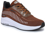 Stylish Brown EVA Printed Running Shoes For Men