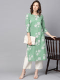 Women Printed Straight Kurta